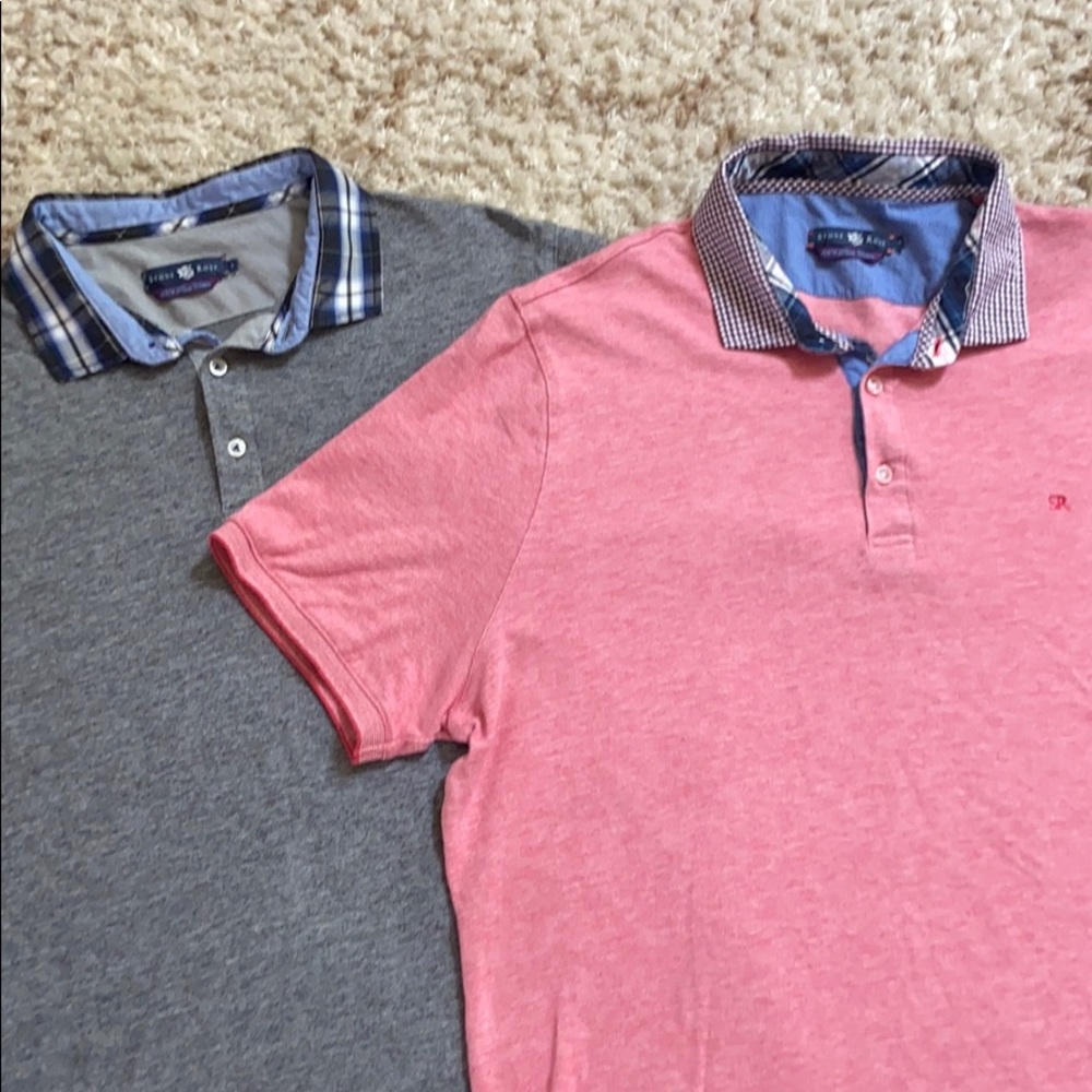 Pair of Men’s Stone Rose Polo Shirts